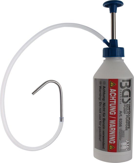 BGS technic KG Overtappomp 1000 ml blauw