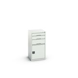 Bott Verso Schuifladenkast | 525x550x1000mm | 3 Laden | 1 Deur | RAL 7035
