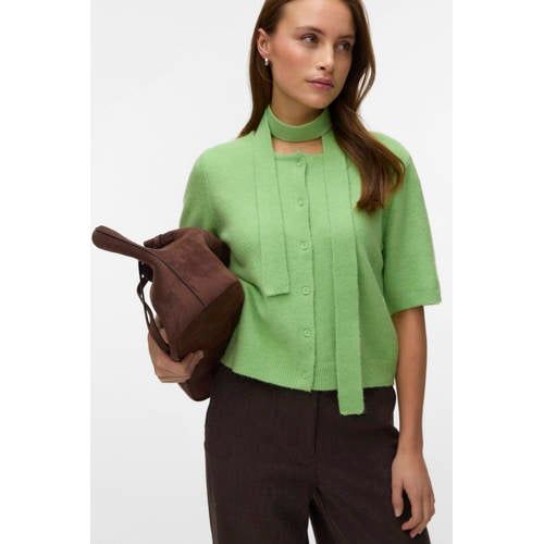 VERO MODA green knitted vest