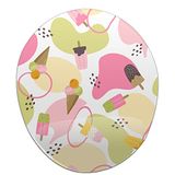 Bonamaison, Ergonomische muismat met polssteun, digitaal bedrukte muismat tegen schede problemen, antislip onderkant, voor kantoor en thuis, afmetingen: 20 x 23 cm