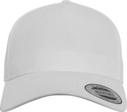 Flexfit 5-Panel Curved Classic Snapback Pet - Wit