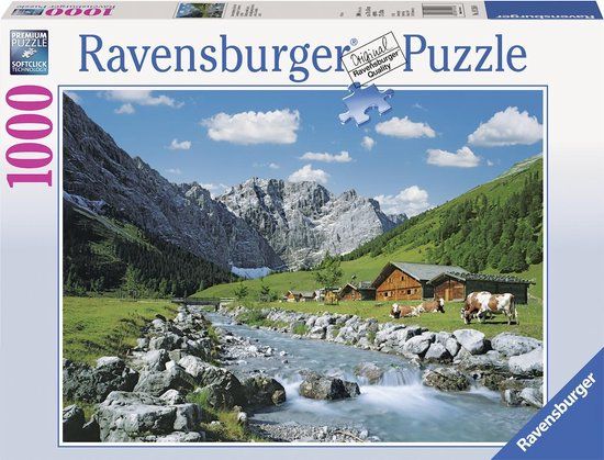 Erwachsenenpuzzle Ravensburger puzzel Karwendelgebergte, Oostenrijk - Legpuzzel - 1000 stukjes