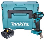 Makita DDF 083 G1J Accuboormachine 18 V 40 Nm 1/4'' borstelloos + 1x oplaadbare accu 6.0 Ah + Makpac - zonder lader