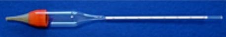 Amarell Areometer zonder thermometer volgens Casagrande, BS 1377, 0,995-1,030: 0,0005 g/cm³ dichtheidsmeetbereik, lengte 350 mm
