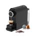 Avilia - Koffiezetapparaat 1400 W met druk 20 bar, compatibel met standaard capsules, tank van 0,5 l, programmeerbare uitgang en automatische uitschakeling voor romige en snelle espresso, zwart