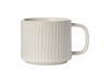 ERNST Tasse Ernst striée 26 cl Blanc naturel