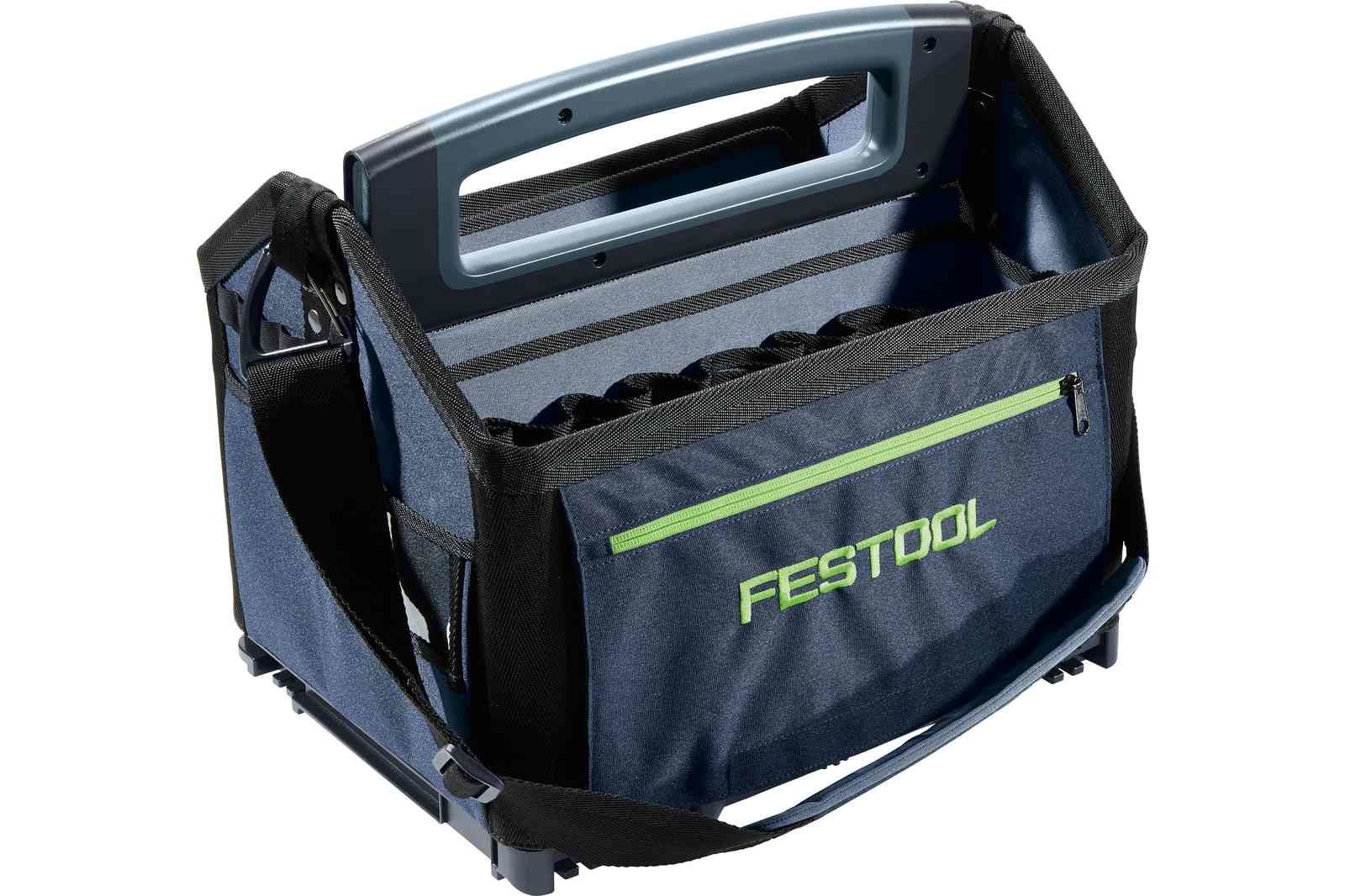 Festool SYS3 T-BAG M ToolBag - Black, Blue, Green - Textile