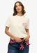 Superdry Tokyo Narrative Relaxed T-shirt Dames Off White Katoen