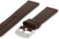 Morellato Manufatti Horlogeband - 24mm Leer Bruin Unisex