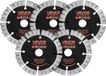 VEVOR 5 Disques de meulage diamant 125 mm