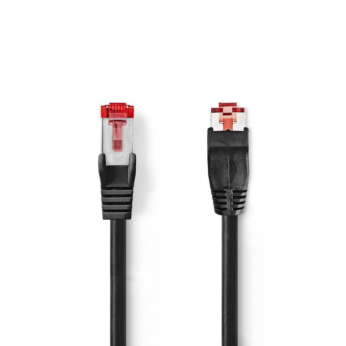 Nedis CCGP85227BK50 Netwerkkabel Zwart 5 m Cat6 SF/UTP (S-FTP)