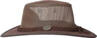 Hatland Barmah Foldaway Cooler Hoed Unisex Leer M Bruin