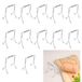 Lot de 12 clips en acier inoxydable pour rouleaux de papier