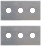 Metaltex Roestvrij staal Schraper (2 Stuks)