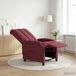 vidaXL Fauteuil Rouge Vin Tissu