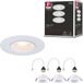 Paulmann Inbouwlamp Set van 3 star rond 90 mm GU10 max. 3x10W 230V Wit