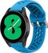 Strap-it Samsung Galaxy Watch 4 - 40mm bracelet en silicone avec trous - bleu clair