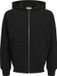 JACK & JONES JJEURBAN EDGE SWEAT ZIP HOOD NOOS Heren Vesten Zwart XL