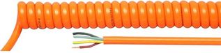 Helukabel 85376 Spiraalkabel H07BQ-F 500 mm / 2000 mm 3 G 1,50 mm² oranje 1 stuk(s)