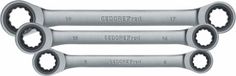 Gedore RED R07405006 Jeu de clés à anneaux et à fourches à cliquet - 8-19mm - 6 pièces