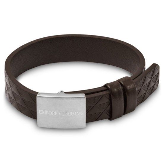 Emporio Armani EGS3135040 Heren Armband - Zilverkleurig