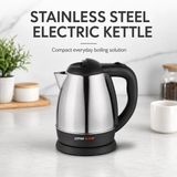 StarTech Zanussi Waterkoker - ZHC91 - 1,2 liter - 1400 W - RVS - Automatische uitschakeling - Controlelampje - Zwart