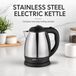 StarTech Zanussi Waterkoker - ZHC91 - 1,2 liter - 1400 W - RVS - Automatische uitschakeling - Controlelampje - Zwart