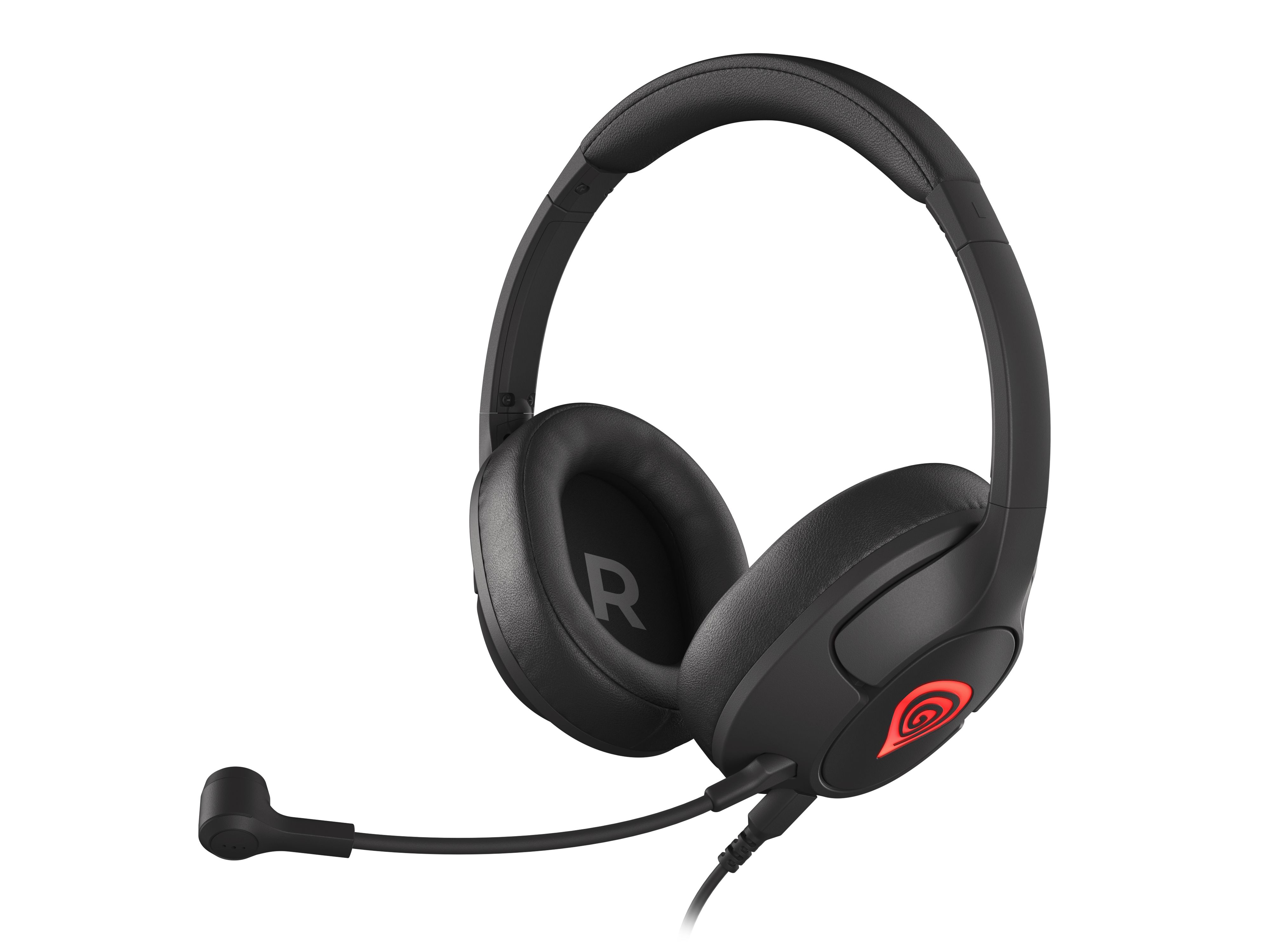 Genesis RADON 800 Gaming Headset - Black - USB Type-A - Virtual 7.1 Surround Sound