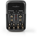 Nedis NiMH-Batterijlader AA / AAA - 4x AA/AAA/9V - Zwart