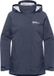 Jack Wolfskin ROTWAND 3IN1 JKT W Dames Outdoorjas - graphite - Maat L