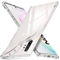 Phonillico® Transparant siliconen schokbestendig hoesje voor Samsung Galaxy NOTE 10 PLUS