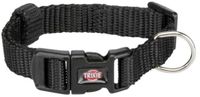 Trixie Premium halsband - Zwart - Nylon - Maat XS-S
