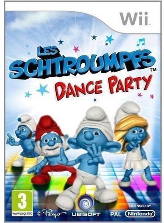Ubisoft Les Schtroumfs Dance Party Nintendo Wii