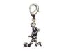 INNSPIRO Nice Charms Voetbalspeler metalen hanger met karabijnhaak, 12 x 16 mm, 25 stuks