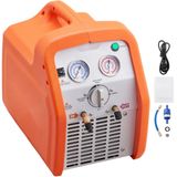 Système d'extraction de réfrigérant à deux cylindres - Station d'extraction de réfrigérant - Extracteur de réfrigérant de 1 ch - Machine de recyclage de réfrigérant - 220-240 V - 3,5 kg/min.
