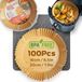 Doublures pour friteuse à air 100 pièces sans BPA de qualité alimentaire 6,3 pouces - Idéal pour une cuisine saine