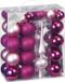 Inge-glas Inge Christmas Goods Kerstballen - 47st - kunststof mix roze 4-6cm