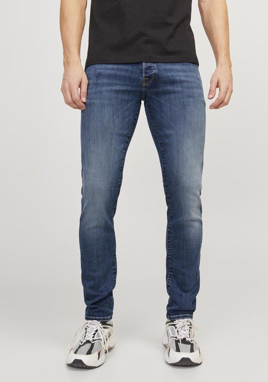 JACK & JONES JJIGLENN JJFOX 50SPS CB 036 NOOS Slim Fit Jeans - Blue Denim - Men's W29/L30