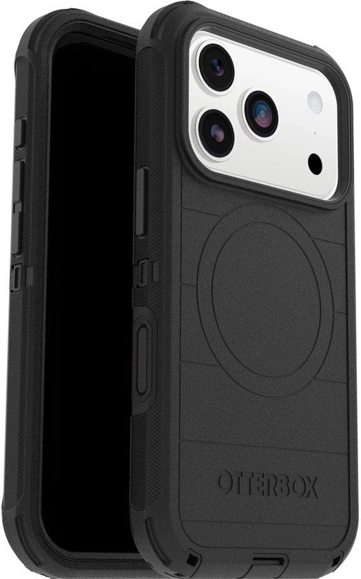 Otterbox Defender Pro - iPhone 17 Pro Hoesje - Backcover - Zwart - MagSafe
