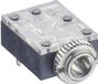 Lumberg 1503 09 Jackplug 3.5 mm Bus, montage horizontal Nombre de pôles : 3 Stéréo Noir 1 pièce(s)