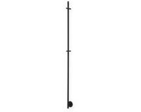 Vasco Spike Elektrische Handdoekradiator - 91.5cm hoog - 20Watt - RAL 9005 - mat zwart