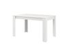 Table fixe bois blanc mat 135x80x76h cm