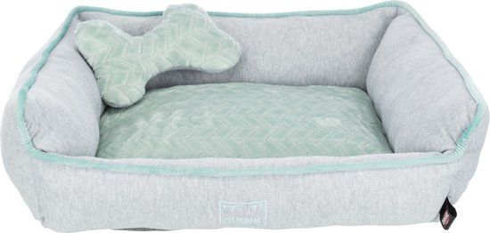 Trixie Junior Hondenmand - Grijs/Mintgroen - 50 x 40 cm