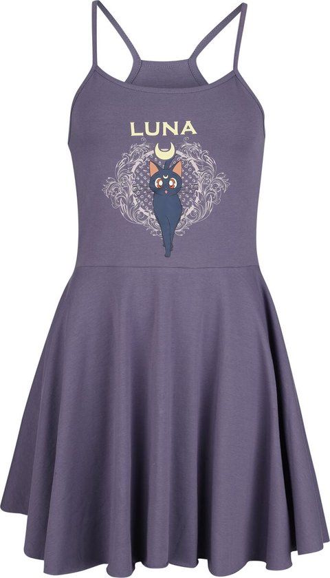 Sailor Moon Luna Dames Mini-jurk - paars - XL