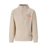 Retour Jeans Rechtvallende Sweater met Print - Beige