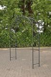 CLP Rozenboog Flexi, métal avec revêtement en poudre, hauteur 268 cm, largeur 110 cm, profondeur 40 cm noir