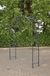 CLP Rozenboog Flexi, metaal met poedercoating, hoogte 268 cm, breedte 110 cm, diepte 40 cm zwart