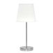 Zarivy Tafellamp, 1 x e14, nikkel/wit, 46 x 20 x 20 cm