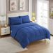 Sweet Home Collection Soft Down Alternatieve Deken & Luxe Microfiber Laken, Polyester, Koningsblauw, Twin XL