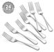 Set de 24 couteaux de table et fourchettes en acier inoxydable